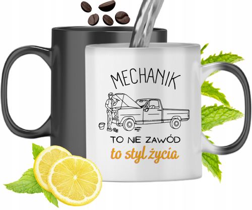 Kubek Magiczny Dla Mechanika Zmieniający Kolor Z Nadrukiem Ze Zdjęciem na Arena.pl