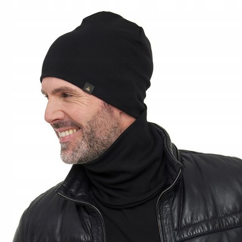 CZAPKA MĘSKA KOMIN KOMPLET bawełna ZIMOWA PREZENT na Arena.pl