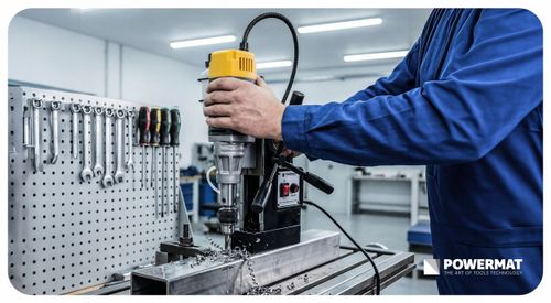 WIERTARKA MAGNETYCZNA 11500N DO METALU STALI SKOK 160 WELDON 19 PM-WM-1500M na Arena.pl