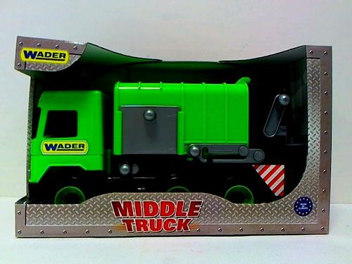 WADER.Middle truck smieciarka zielona 32103 21038 na Arena.pl