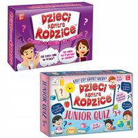 Gra rodzinna Dzieci kontra rodzice Czego o sobie nie wiecie? + Junior Quiz