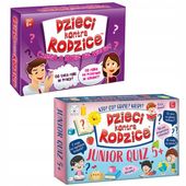 Gra rodzinna Dzieci kontra rodzice Czego o sobie nie wiecie? + Junior Quiz