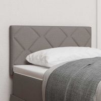 Tapicerowane wezgłowie Geometryczny Ciemnoszary 80 cm tkanina