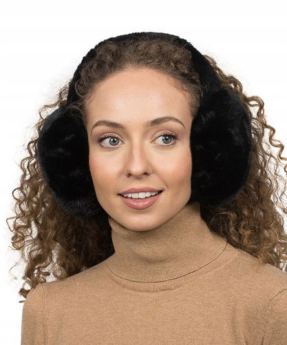 Czarne Nauszniki na uszy Zimowe Klasyczne Słuchawki na zimę Ciepłe Zimowe na Arena.pl