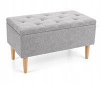 Pufa siedzisko z pojemnikiem przedpokój salon 75x39x40 NARA szary BS