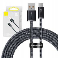 2 x Kabel USB-C Baseus Dynamic 100W 2m Szybkie Ładowanie DO Telefonu Czarny
