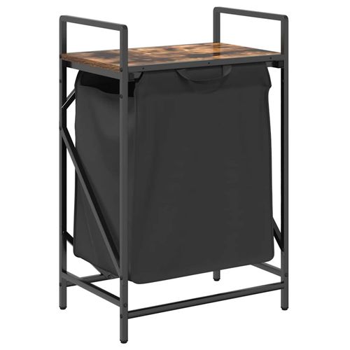 Kosz na pranie 1 komora z półką, przydymiony dąb na Arena.pl