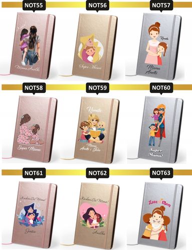 Notes metaliczny A5 kolorowy nadruk UV wedding PLANNER ślub na Arena.pl