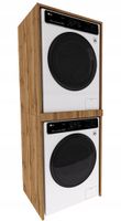 Szafka na pralkę i suszarkę SLIM SŁUPEK Dąb Wotan 180x66x51,2