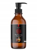 Olej rycynowy NIERAFINOWANY tłoczony na zimno 1L SZKŁO INDIE + POMPKA