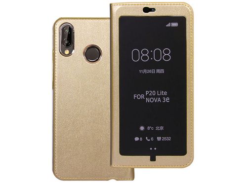 Etui full view Huawei P20 Lite Złote na Arena.pl