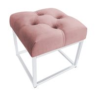 Pufa CHESTERFIELD LOFT ławka postawa biała MG58