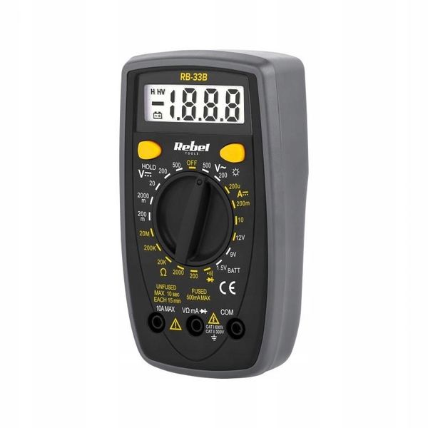 Miernik Uniwersalny Multimetr Podświetlany LCD zdjęcie 1