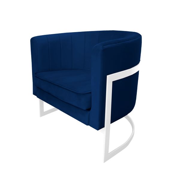 Fotel Glamour podstawa biała MG16 zdjęcie 2