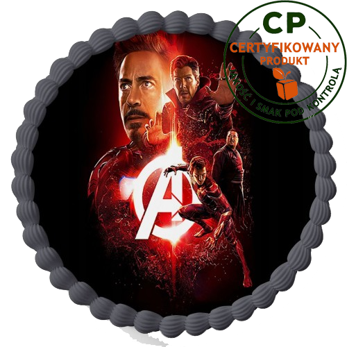 Opłatek na tort Avengers zdjęcie 1