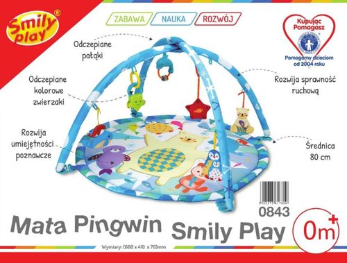 SMILY PLAY MATA EDUKACYJNA PINGWIN na Arena.pl