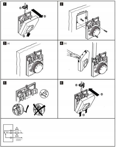 TERMOSTAT POKOJOWY REGULATOR TEMPERATURY BIMETAL na Arena.pl