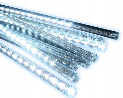 METEORY 50 CM LAMPKI PADAJĄCY ŚNIEG OŚWIETLENIE ŚWIĄTECZNE IP44 SOPLE LED na Arena.pl