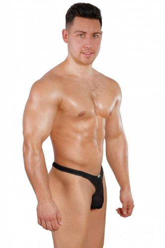 Stringi męskie Miboer Waiter Black [Push-Up!] L na Arena.pl