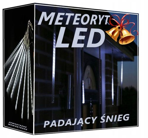 PADAJĄCY ŚNIEG SOPLE LED METEORYT 80 CM ZIMNE SMD na Arena.pl