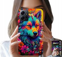 ETUI DO XIAOMI NOTE 12 4G - KOLOROWE WZORY, WILK WATAHA SWORA CASE