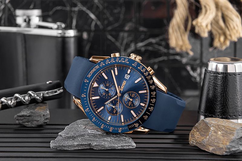 zegarek męski skmei 9253prgbu + box zdjęcie 5