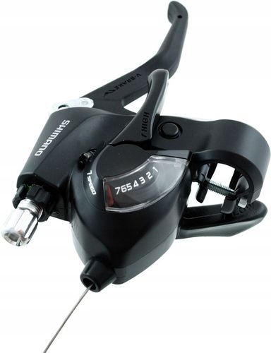 Klamkomanetka Prawa Tył Czarna Shimano ST-EF41 7 Rzędowa na Arena.pl