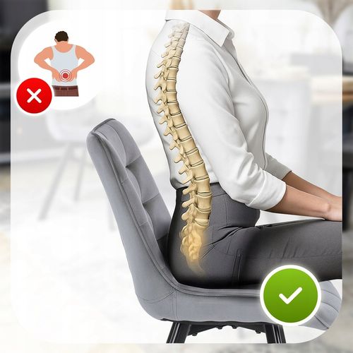 Krzesło Tapicerowane Welurowe Do Jadalni Salonu Loft Pikowane Szare na Arena.pl