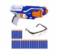 NERF N STRIKE ELITE DISRUPTOR 20 STRZAŁEK +OKULARY