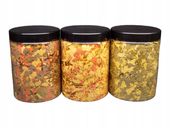 Zestaw 3 karm Glopex w pojemnikach 1000 ml Basic Eigelb i Vegetal mix