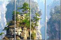 120CM 80 OBRAZ 4 ELEM WIDOK GÓRY ŚCIENNY