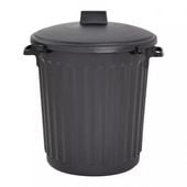 KOSZ NA ŚMIECI ECO 80L POLIPROPYLEN CZARNY FRANCUSKI