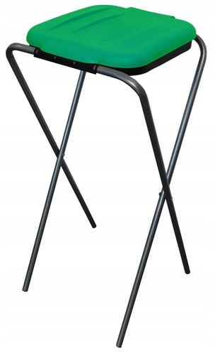 stojak do segregacji odpadów (1-stanowiskowy) zielony na Arena.pl