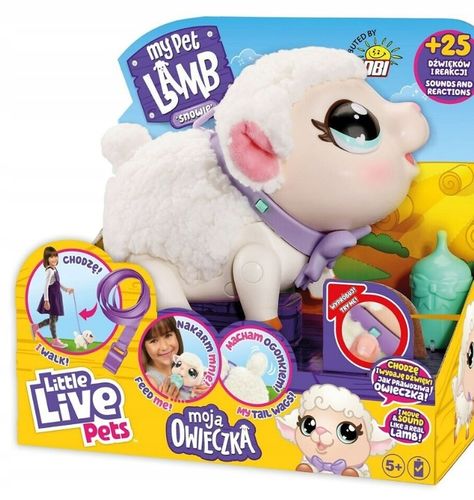 Moose Little Live Pets Owieczka Baranek Zwierzątko Interaktywne 26476 na Arena.pl