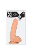 XSkin Dildo przyssawką i jądrami 17,5 cm