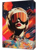 Obraz 40x60cm Retrofuturystyczna Muza