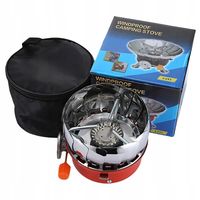 KUCHENKA TURYSTYCZNA MINI Z OSŁONĄ KWIATEK POLOWA GAZOWA NA KARTUSZE