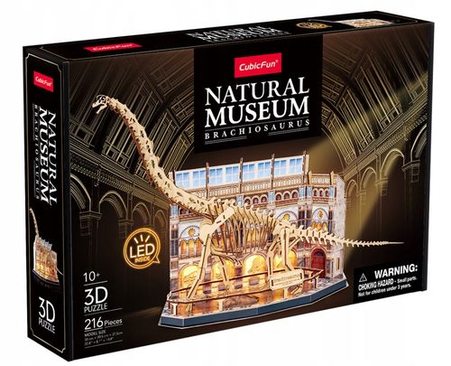 Cubic Fun Puzzle 3D Led Natural Museum Brachiozaur na Arena.pl