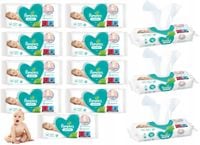 pampers chusteczki nawilżane sensitive 52 szt. - 12 op.