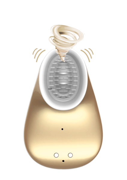 Twitch Hands - Free Suction & Vibration Toy - Gold zdjęcie 4