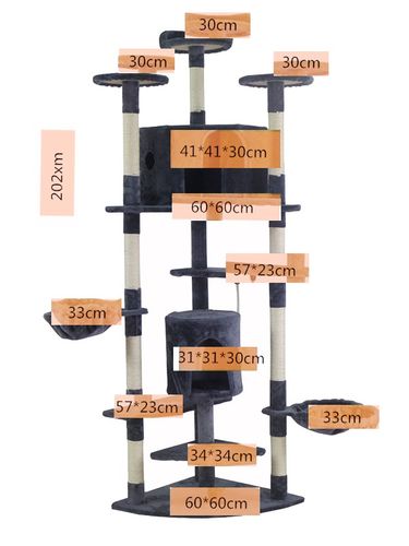 Drapak dla kota Sissy szary na Arena.pl