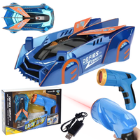 Samochód Jeżdżący Po Ścianach Zdalnie Sterowany Rc Pistolet Laser Led