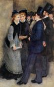 Leaving the Conservatory, Pierre-Auguste Renoir - plakat 61x91,5 cm
