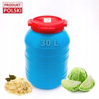 Beczka plastikowa do kiszenia kapusty, 30l