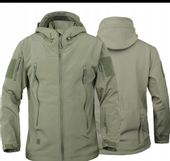 Softshell męski Olive wodoodporny survival wojsko