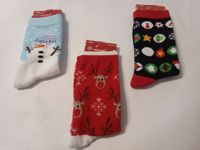 Wyprzedaż ! Skarpetki Świąteczne Mikołaj 3 sztuki