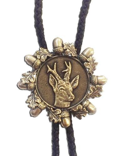 Krawatnik myśliwski / Bolo z brązu Kozioł na Arena.pl