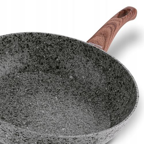 Głęboka PATELNIA INDUKCJA wysoka patelnia GRANITOWA 28cm Venga Konighoffer na Arena.pl