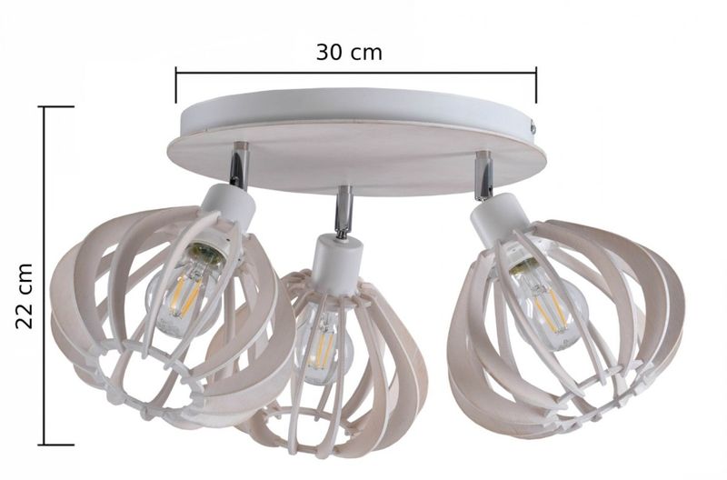 Spot 3xE27 NICOLETA 807 zdjęcie 3