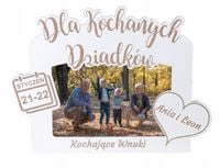 Ramka na Dzień Babci i Dziadka DLA KOCHANYCH